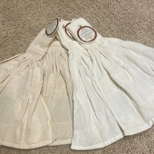 Cross-stitch ready hand towels